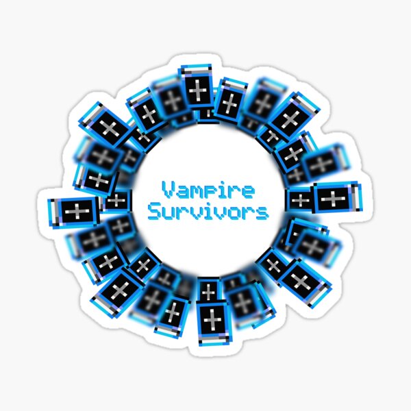 Vampire Survivors King Bible Sticker