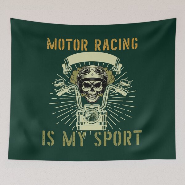 Item preview, Motor Racing Is My Sport                      designed and sold by RosalynGifts.