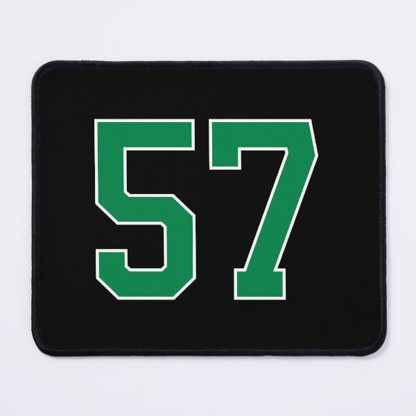 Item preview, 57 number, green lucky sports fifty seven designed and sold by ArtIsParty.