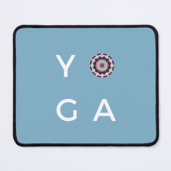 Item preview, Yoga Mandala cyan Design designed and sold by M-Infinite.