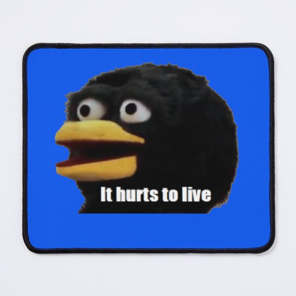 Item preview, it hurts to live Sticker designed and sold by RobertaConroy.