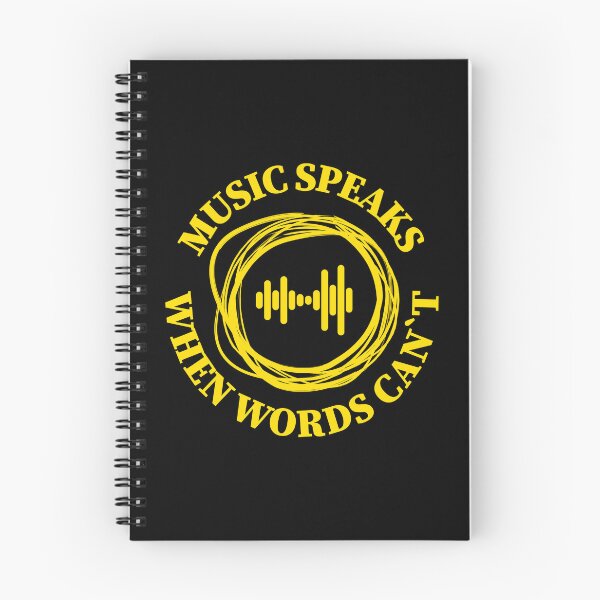 Item preview, Music Speaks When Words Can`t designed and sold by InstaCreatives.