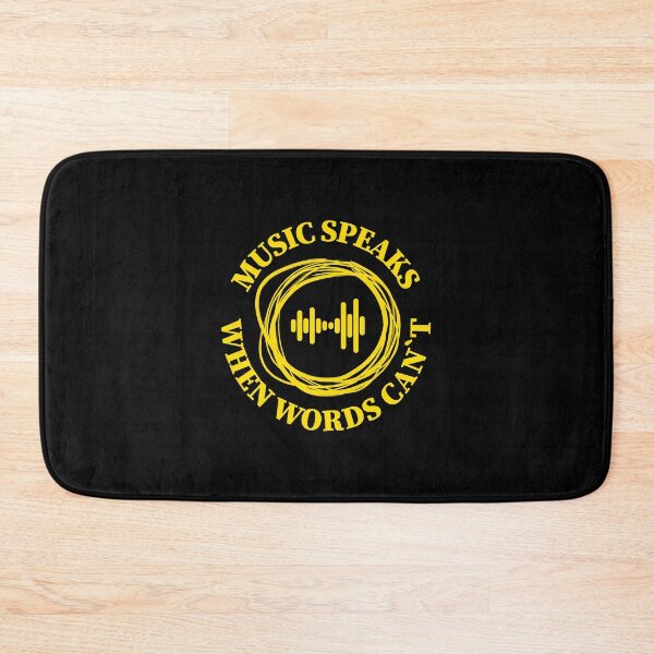 Item preview, Music Speaks When Words Can`t designed and sold by InstaCreatives.