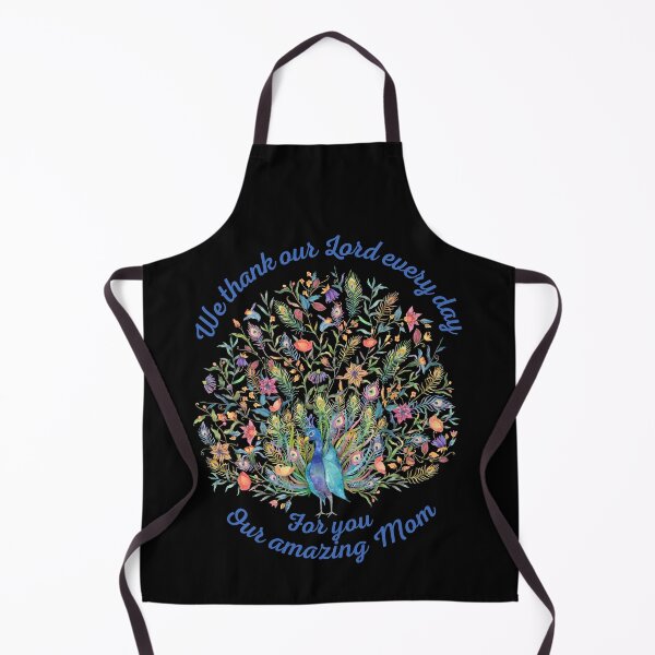 Item preview, We Thank Our Lord Every Day For You Our Amazing Mom Gift Peacock Design designed and sold by TheDerwentPress.