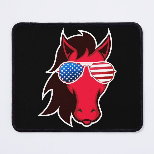 Item preview, HORSE RACING USA FLAG SUNGLASSES designed and sold by w1ckerman.