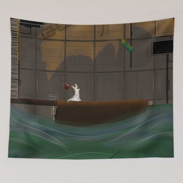 Item preview, Slugcat in cave designed and sold by sonoyang.
