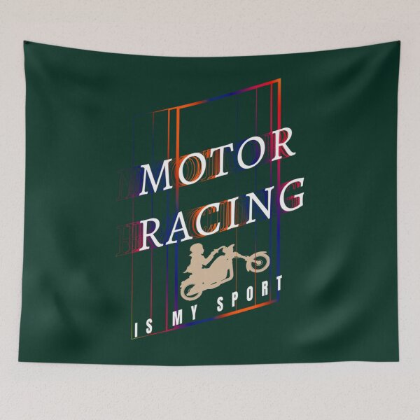 Item preview, Motor Racing Is My Sport  Motorcycle    designed and sold by RosalynGifts.