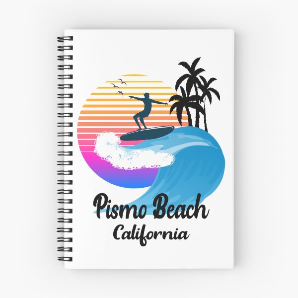 Item preview, Pismo Beach California Seaside Retro Sunset designed and sold by mountainadora.