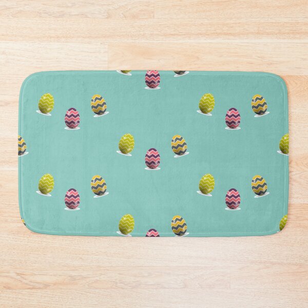 Item preview, Chevron Easter eggs on blue designed and sold by tetibright.