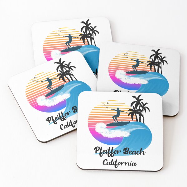 Item preview, Pfeiffer Beach California Seaside Retro Sunset designed and sold by mountainadora.