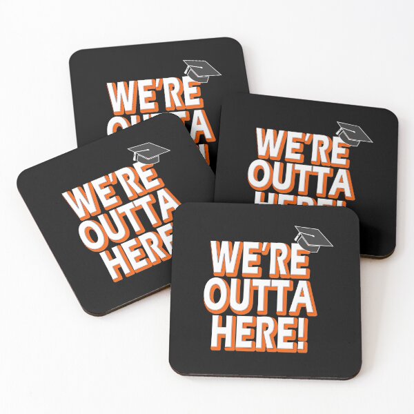 Item preview, We're outta here! (graduation gaming) designed and sold by Nikmay Design.