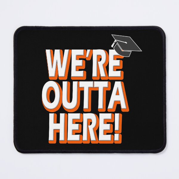 Item preview, We're outta here! (graduation gaming) designed and sold by Nikmay Design.