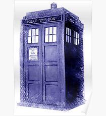 Blue Box Hoodie / T-shirt Poster