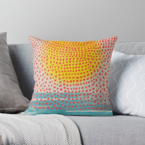 sunspots Throw Pillow
