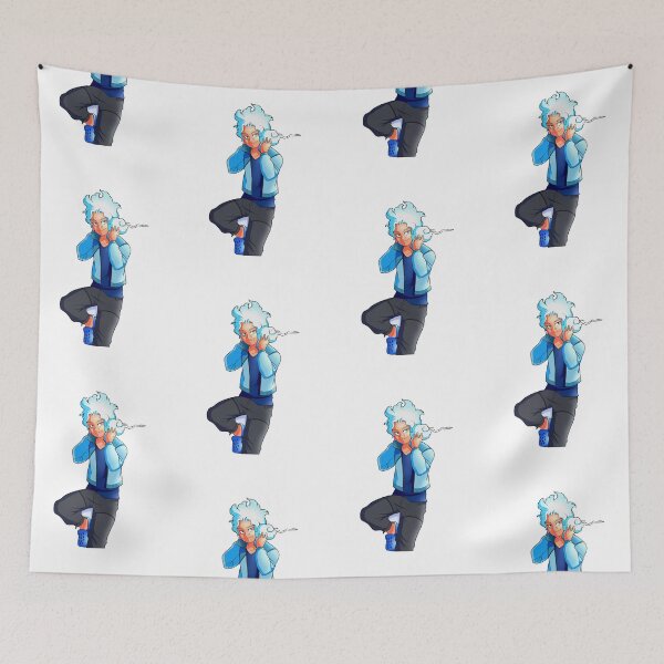 Item preview,  oboro shirakumo panting fanart sticker designed and sold by mallovas.