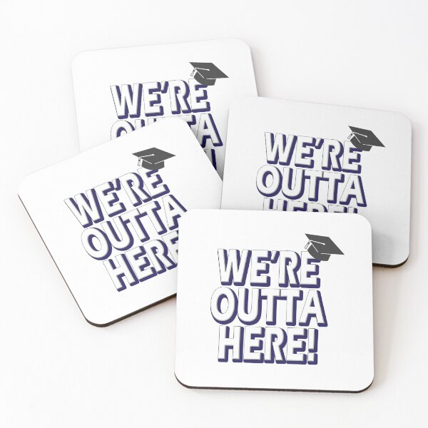 Item preview, We're outta here! (graduate gaming) 2 designed and sold by Nikmay Design.