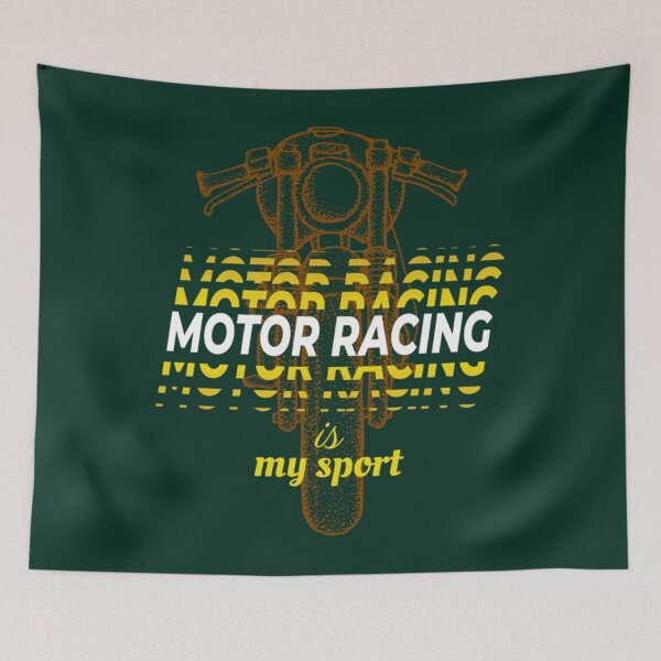 Item preview, Motor Racing Is My Sport Front Side                        designed and sold by RosalynGifts.