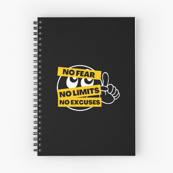 Item preview, NO Fear No Limits No Excuses designed and sold by GeeHanz.