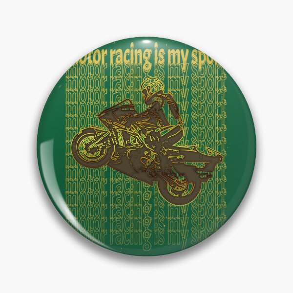Item preview, Motor Racing Is My Sport Gold Style                      designed and sold by RosalynGifts.