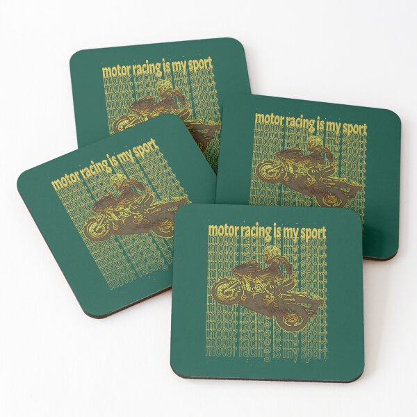 Item preview, Motor Racing Is My Sport Gold Style                      designed and sold by RosalynGifts.