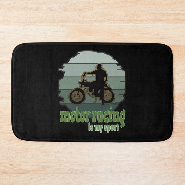 Item preview, Motor Racing Is My Sport Green Retro                          designed and sold by RosalynGifts.