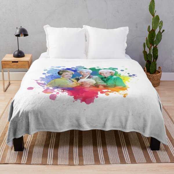 Item preview, GOLDEN GIRLS WITH COLOR SPLASH PAINTING  designed and sold by ZaneHowarde.