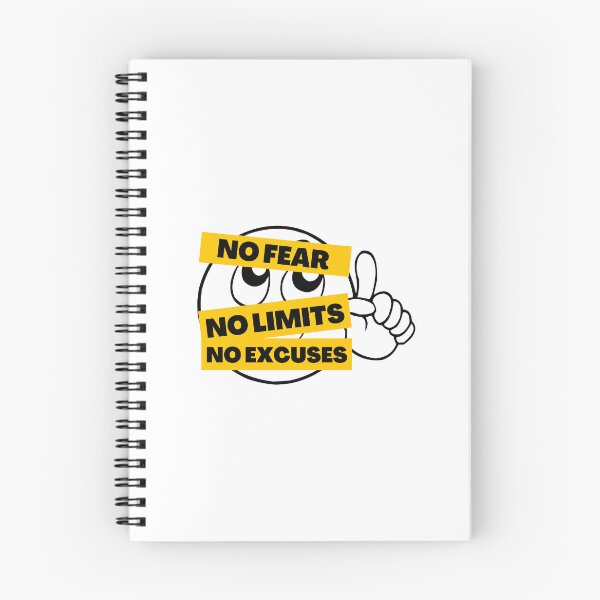 Item preview, NO Fear No Limits No Excuses designed and sold by GeeHanz.