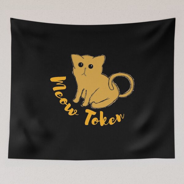 Item preview, Meow token, Cat lovers token designed and sold by Anastasiia87.