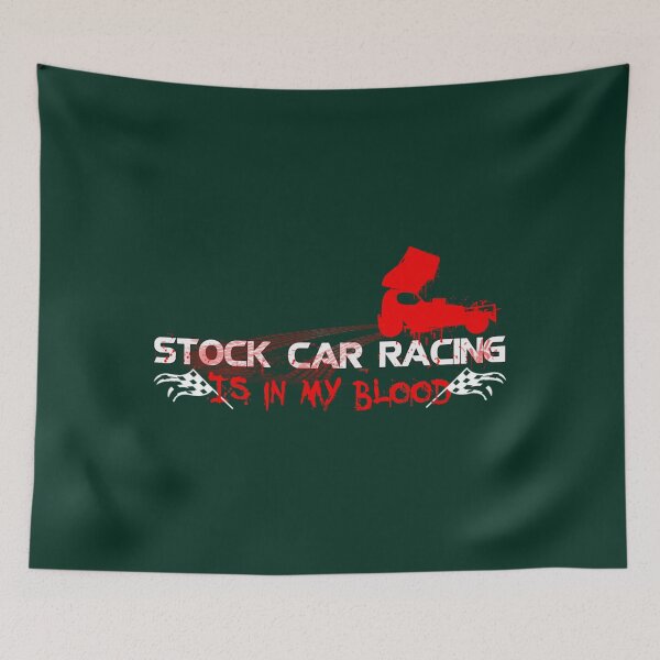 Item preview, Stock Car Racing is in my blood                                designed and sold by RosalynGifts.
