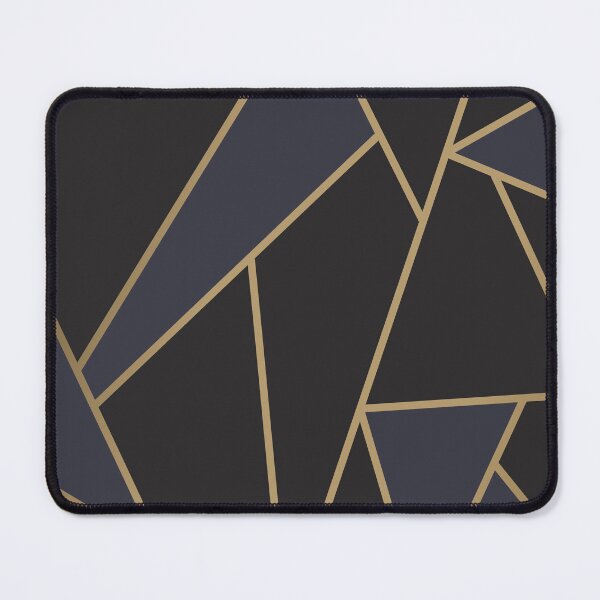 Item preview, Navy Black Gold Modern Geometric Pattern  designed and sold by Vic Torys ☆.