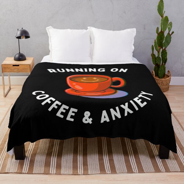 Item preview, Running On Coffee and Anxiety designed and sold by AYREEM.