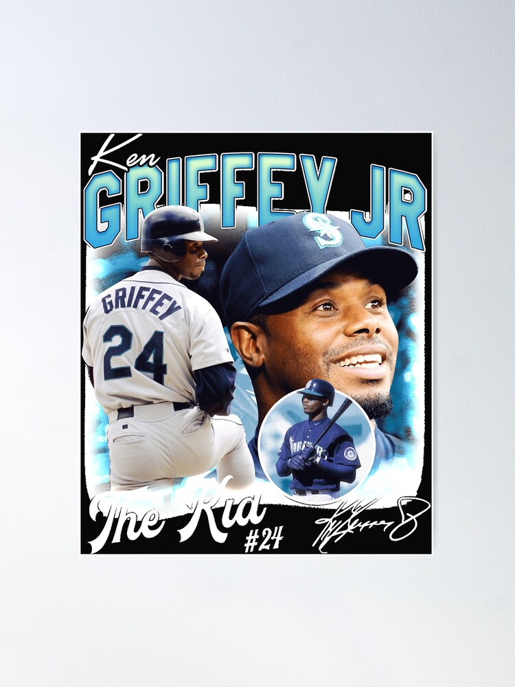 Ken Griffey Jr The Kid Baseball Vintage Signature Perfect Gift For Baseball  Lovers Classic T-Shirt Poster for Sale by Leonadeeff