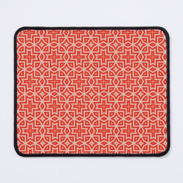Item preview, Red And White Geometric Shapes Pattern  designed and sold by Pretty-Bird.