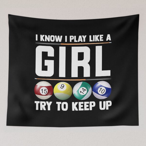 Artikelvorschau, Coole Billard-Kunst für Frauen-Mädchen-Pool-Spieler 8-Ball-Snooker entworfen und verkauft von JacksonKen.