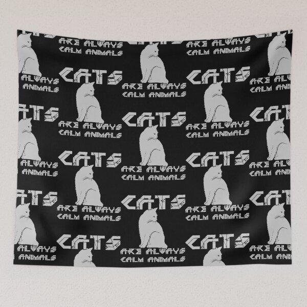 Item preview, Cats are always calm animals  Essential T-Shirt designed and sold by AgnesHoppe.