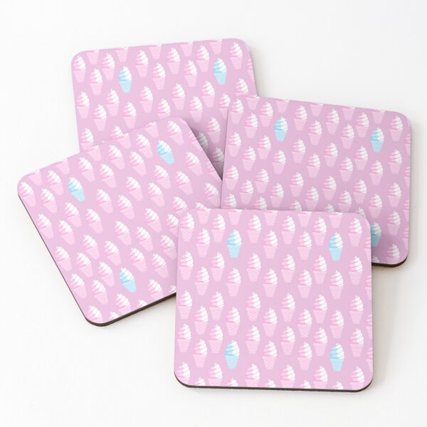 Soft Ice Cream 2.0 Coasters (Set of 4)