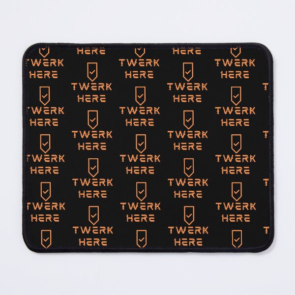 Item preview, Twerk here | Funny dance twerking | cool party twerk here sticker | Humor cool twerk here celebration sticker designed and sold by DrArtStudios.