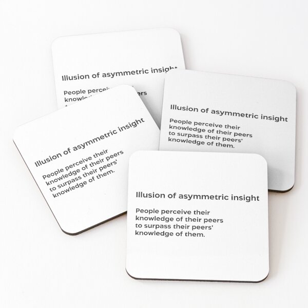 Item preview, Illusion of asymmetric insight black designed and sold by EdimQuotes.