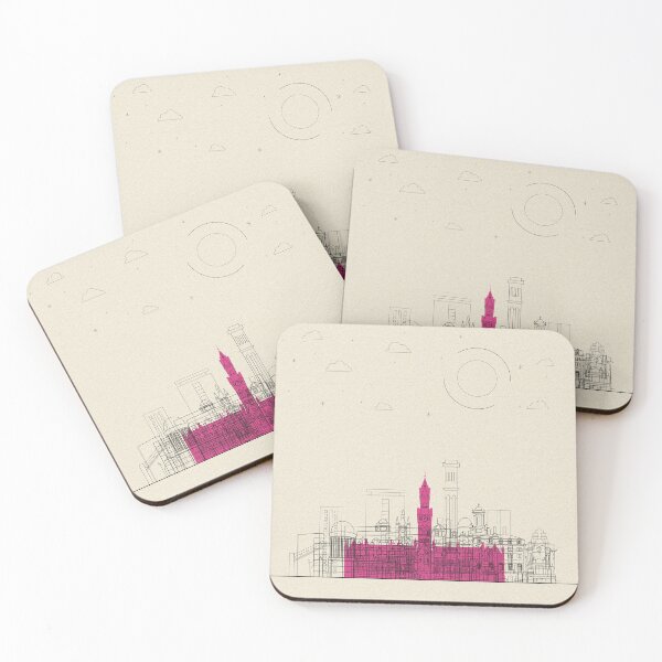 Item preview, Abstract City Posters: Bradford, United Kingdom designed and sold by A Deniz Akerman.