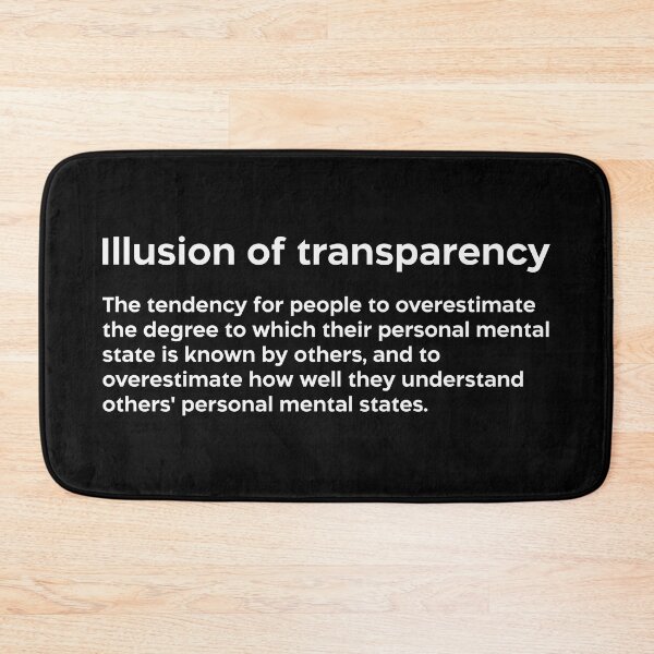 Item preview, Illusion of transparency white designed and sold by EdimQuotes.