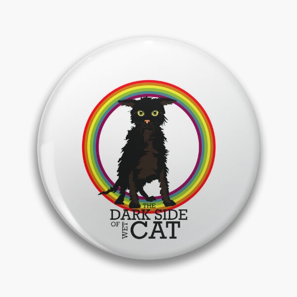 Item preview, The Dark Side of Wet Cat with Rainbow design designed and sold by Raju-Creative.