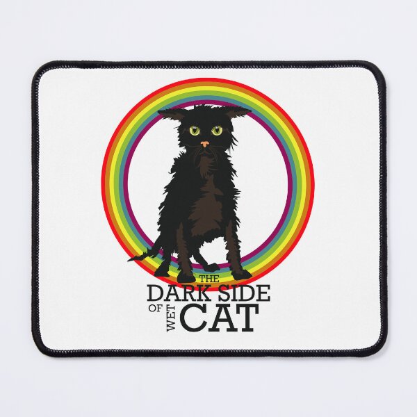 Item preview, The Dark Side of Wet Cat with Rainbow design designed and sold by Raju-Creative.
