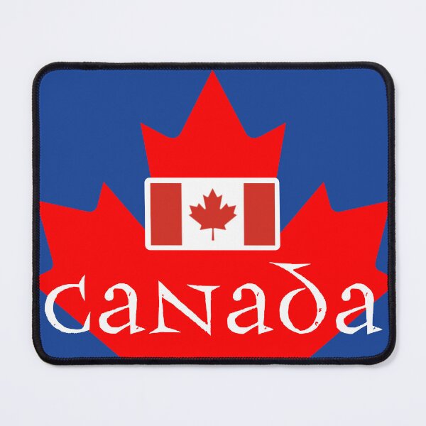 Item preview, Happy Canada Day Montreal Flag Colors Yale Blue Dartmouth Green Maximum Yellow Red Cadmium Violet designed and sold by catchyology.