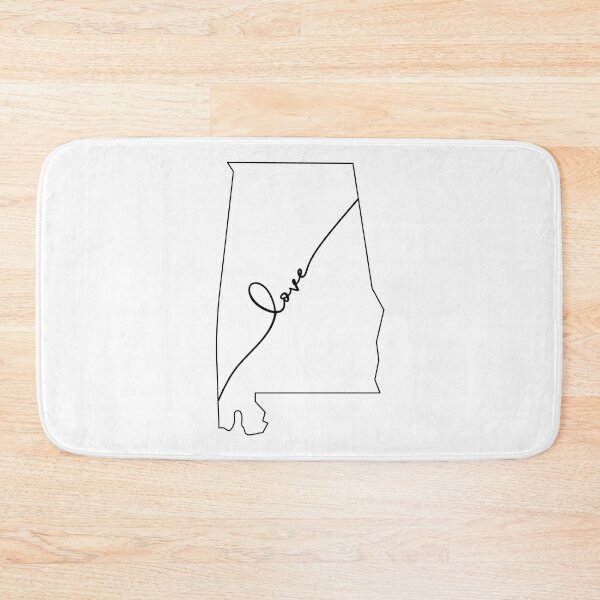 Item preview, Alabama Is Love - Alabama Home State Outline  designed and sold by EpicCreation.