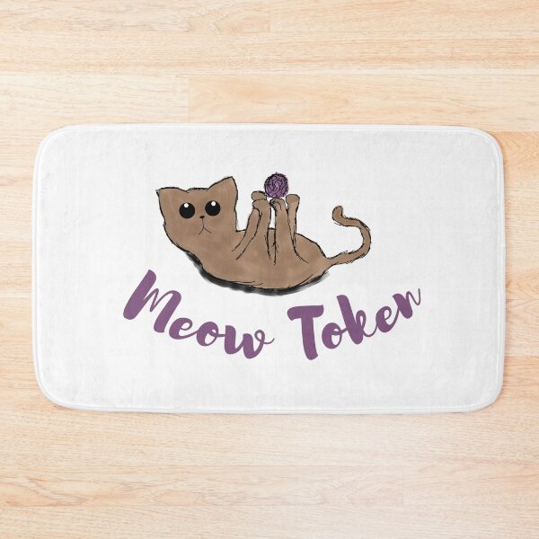 Item preview, Meow token, Cat lovers token designed and sold by Anastasiia87.