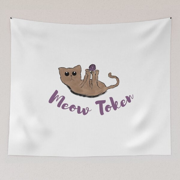 Item preview, Meow token, Cat lovers token designed and sold by Anastasiia87.