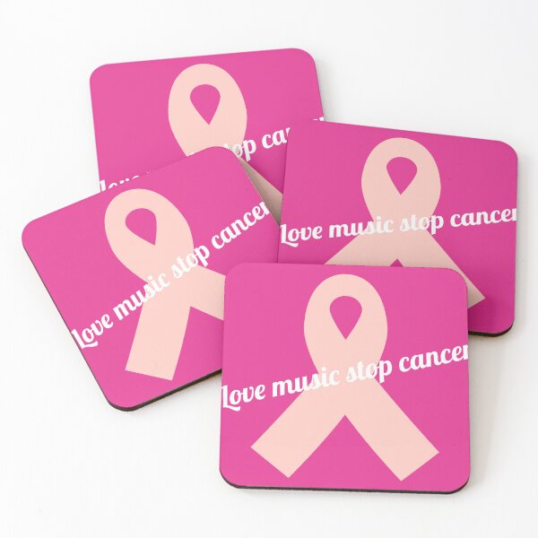 Item preview, Love music stop cancer  designed and sold by Beena83.
