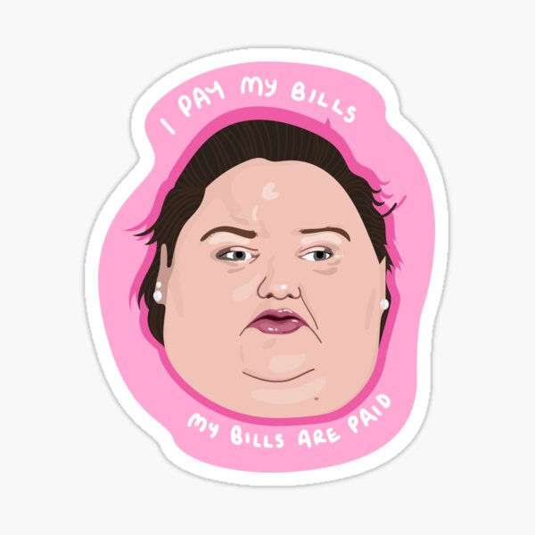 Vista previa del artículo con la obra «Hermanas de 1000 libras - Pago mis facturas - Sodies - Amy Slaton», diseñado y vendido por ponychops.