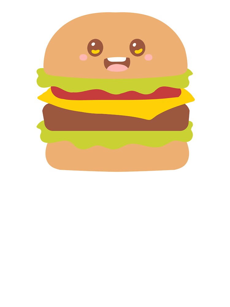 Kawaii Style Hamburger Phone Case Cover Funny Japanese Anime Burger Burgers  G614 | eBay