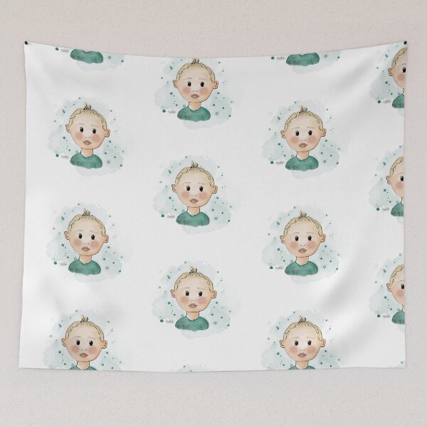 Item preview, Sweet little boy designed and sold by MoTekent.
